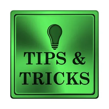 Tips and tricks icon Illustrazione stock