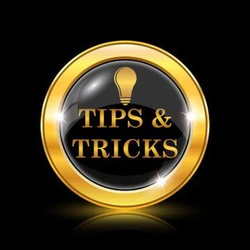 Tips and tricks icon Illustrazione stock