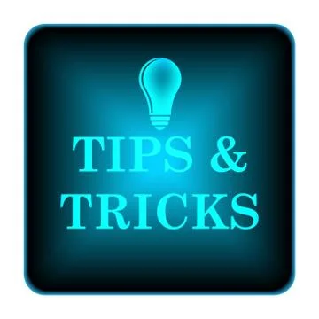 Tips and tricks icon Illustrazione stock