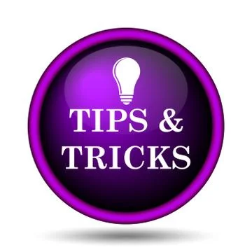 Tips and tricks icon Illustrazione stock