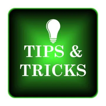 Tips and tricks icon Illustrazione stock