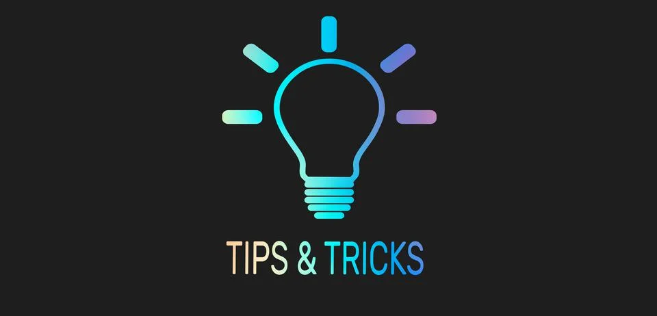 Tips and tricks Stock Illustration