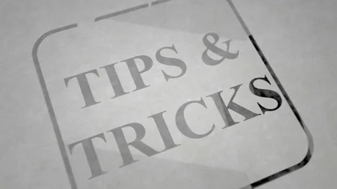 Tips and tricks - paint on text video animation Stock Footage 209495531