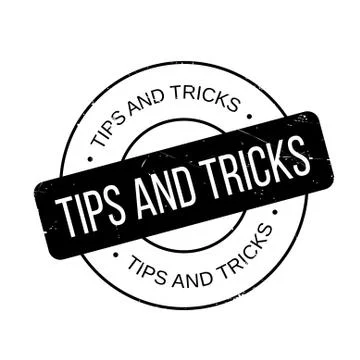 Tips And Tricks rubber stamp Illustrazione stock