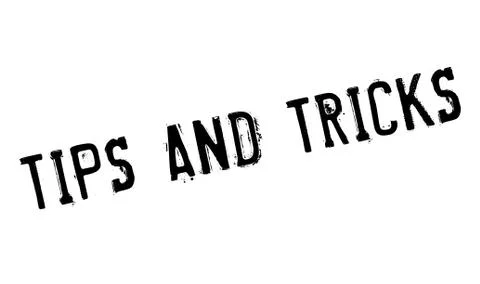 Tips And Tricks rubber stamp Illustrazione stock