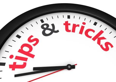 Tips And Tricks Sign Concept Stock Illustration