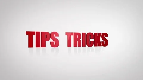 Tips and tricks. Splash screen. Stock Footage 75449986