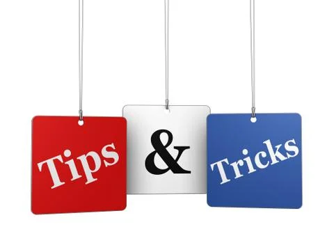 Tips And Tricks Web Tags Stock Illustration