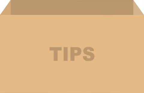 Tips Box Vector Stock Illustration