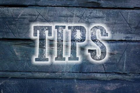 Tips concept Stock Illustration