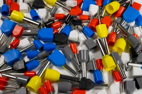 Tips for crimping wires Stock Photos