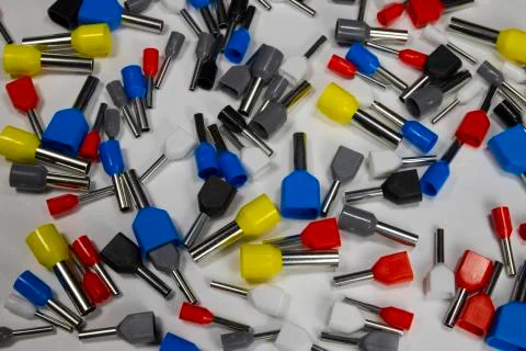 Tips for crimping wires Stock Photos