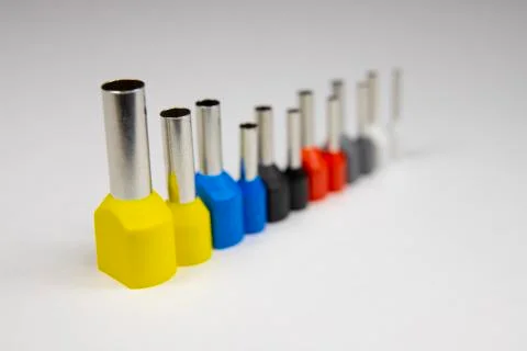 Tips for crimping wires Stock Photos