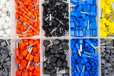 Tips for crimping wires Stock Photos