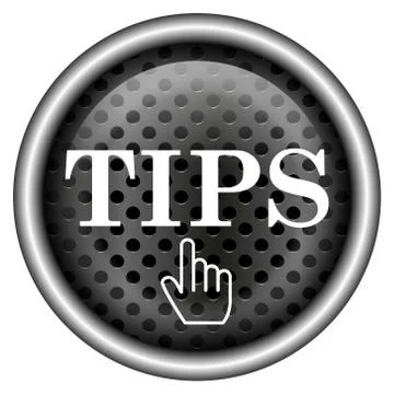 Tips icon Illustrazione stock