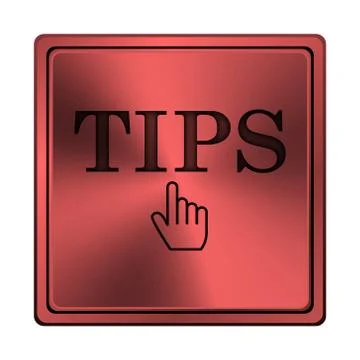 Tips icon Illustrazione stock