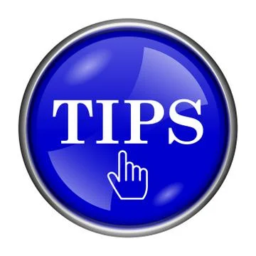 Tips icon Illustrazione stock