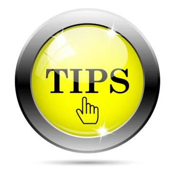 Tips icon Illustrazione stock