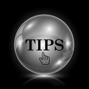 Tips icon Illustrazione stock
