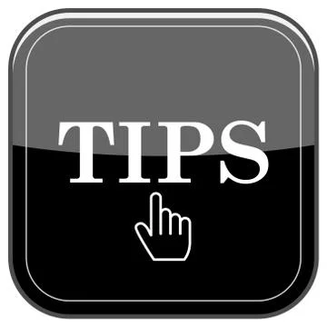 Tips icon Illustrazione stock