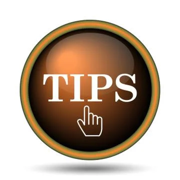 Tips icon Illustrazione stock