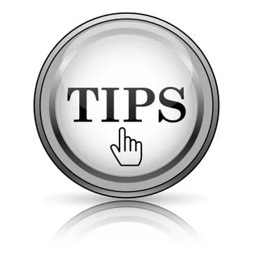 Tips icon Illustrazione stock
