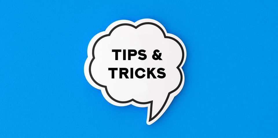 TIPS TRICKS Stock Illustration