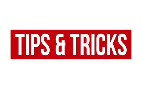 Tips &amp; Tricks Rubber Stamp Seal Vector Stock Illustration