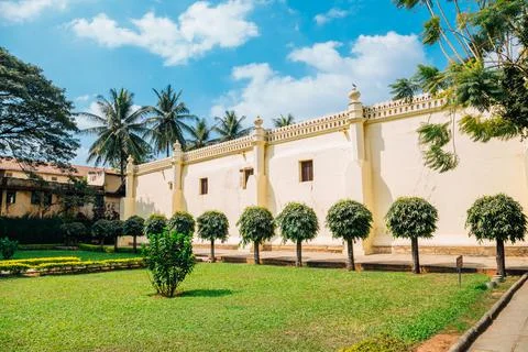 Tipu Sultan's Summer Palace in Bangalore, India Stock Photos
