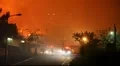 Tira psychiatric hospital on fire HD Footage