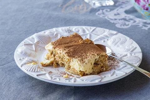 Tiramisu cake Stock Photos