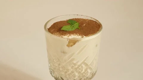 Tiramisu dessert  Stock Footage 240021364