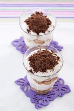 Tiramisu dessert Stock Photos