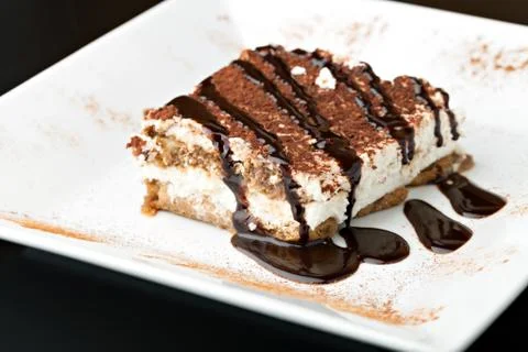 Tiramisu Dessert Stock Photos