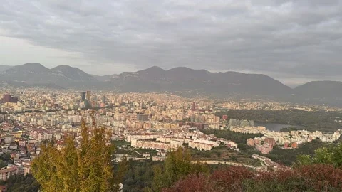 Tirana Skyline Timelapse Stock Footage 328246092