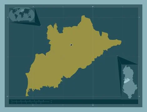 Tirane, Albania. Solid color shape Illustrazione stock