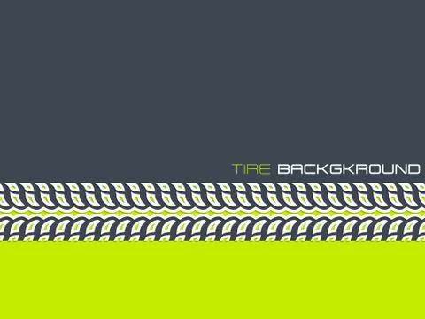 Tire advertising background design Stock Illustration