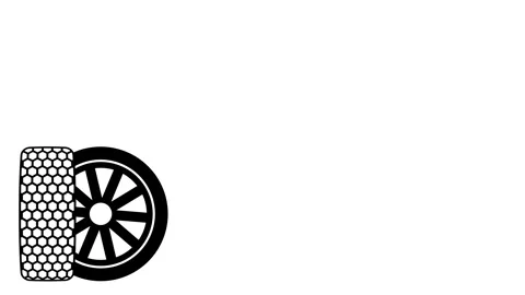 Tire and Rim Display Stock Footage 335638270