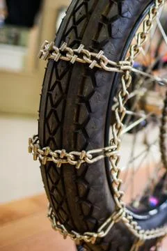 Tire chain Stock Photos