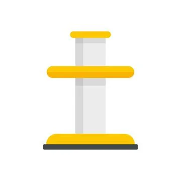 Tire fitting element icon flat isolated vector Stock Illustration