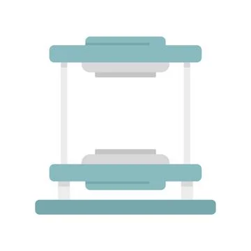 Tire fitting equipment icon flat isolated vector Ilustración de archivo