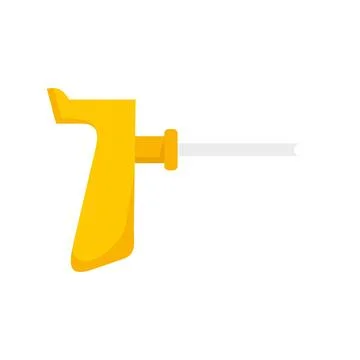 Tire fitting needle icon flat isolated Stock Illustration