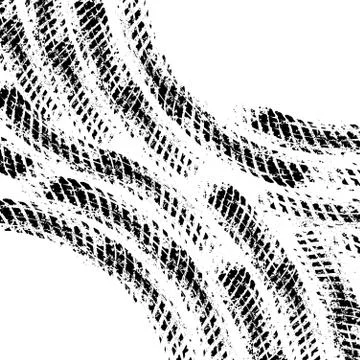 Tire grunge background Stock Illustration