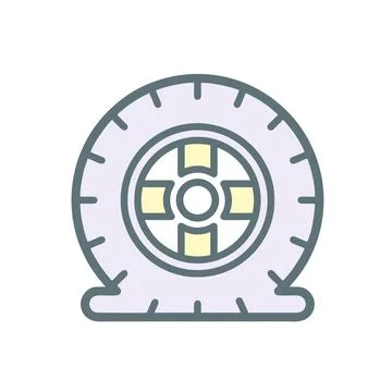 Tire icon vector templates Stock Illustration