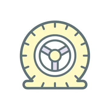 Tire icon vector templates Stock Illustration