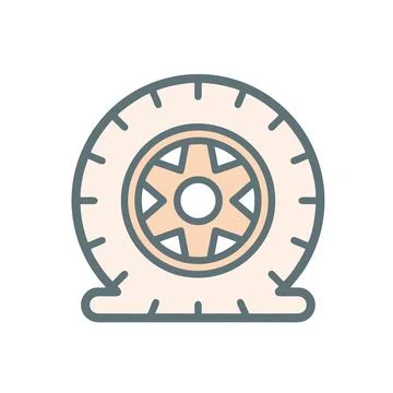 Tire icon vector templates Stock Illustration