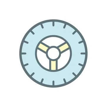 Tire icon vector templates Stock Illustration