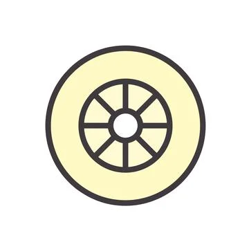Tire icon vector templates Stock Illustration