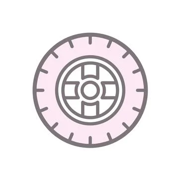 Tire icon vector templates Stock Illustration