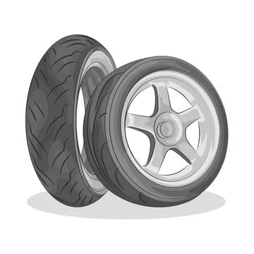 Tire Illustration Illustrazione stock